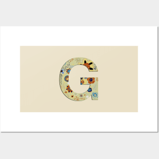 Monogram letter G Posters and Art